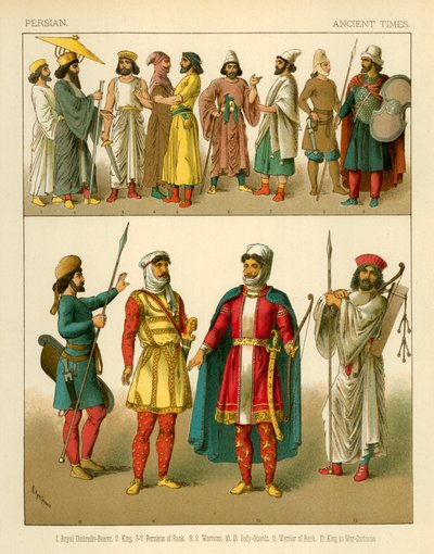 Persian Costumes by Albert Kretschmer